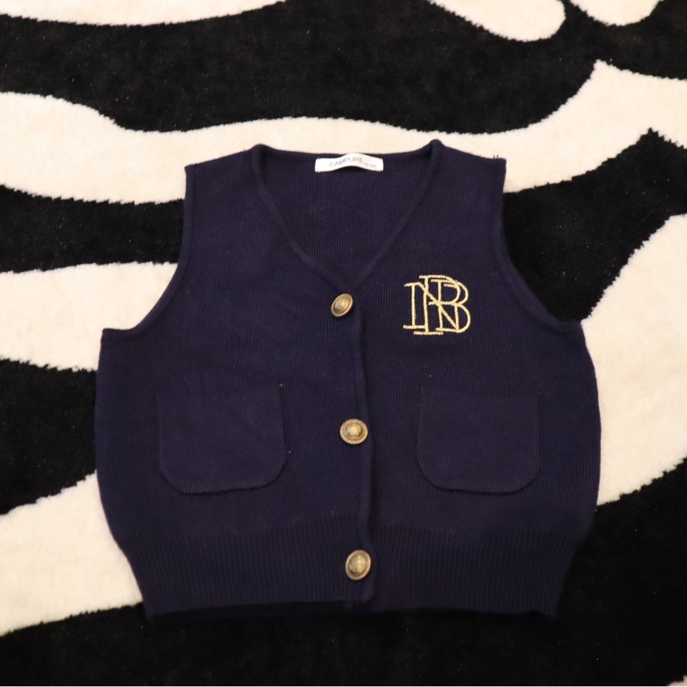 Vintage style kids vest